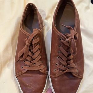 Frye Brown Leather Women's Sneakers